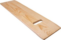 Transfer Board Slide Board W/ Handles Heavy-Duty Wood Holds Up To 500 Pounds New