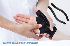 2U2O Compression Reversible Thumb & Wrist Stabilizer One Size, Black