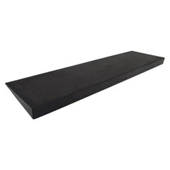 Anti-slip Solid Rubber Threshold Ramp Step Threshold Ramp Pad 9.8 x 35.4 x 1.8“
