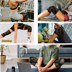2Pack Copper Knee Braces Compression Sleeves Support for Arthritis Men & Women..