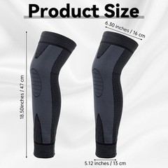 Susade 2 Pcs Full Leg Compression Sleeve Thigh Knee Calf Support Compression…