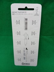 Widex Instant Tulip Ear-Tip Size L LOT OF 6 Pkgs of 10 Dated 2018