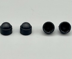 Nut End Caps, 4 Pack, Rollator Parts for the Carex Steel Rolling Walker, NEW