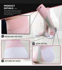 Compression Socks 20-30mmHg Support Miracle Calf Leg Sport Men Women (S~XXL)