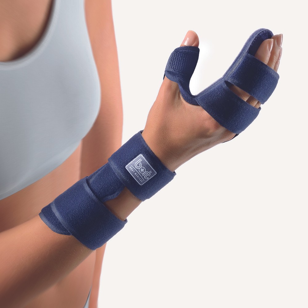 Bort Manucarpal Soft Resting Hand Wrist Finger Brace, Trigger, Stroke, Fracture
