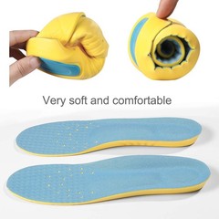 Shoes Inserts Memory Foam Insoles Shock S（Women 5-6/ Kids 2-5）, Yellow