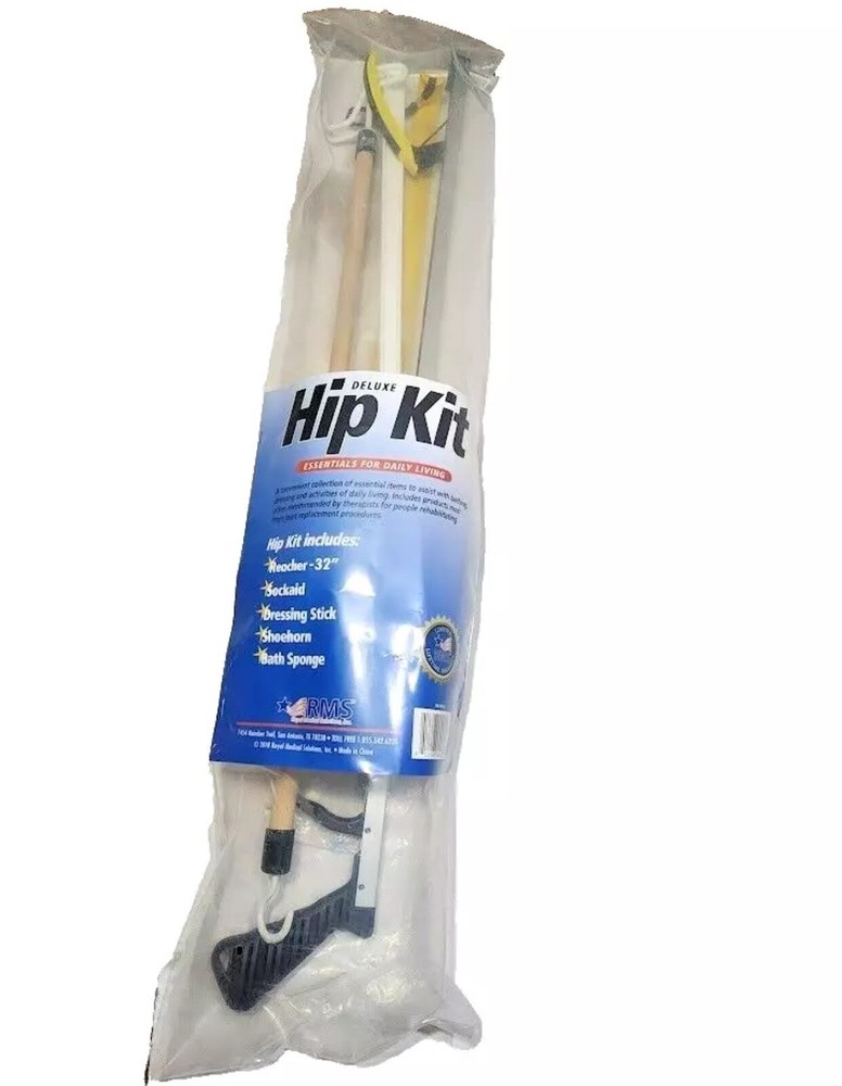 RMS 5-Piece Premium Hip Kit, Knee Replacement Kit (32 or 26 inches Reacher)