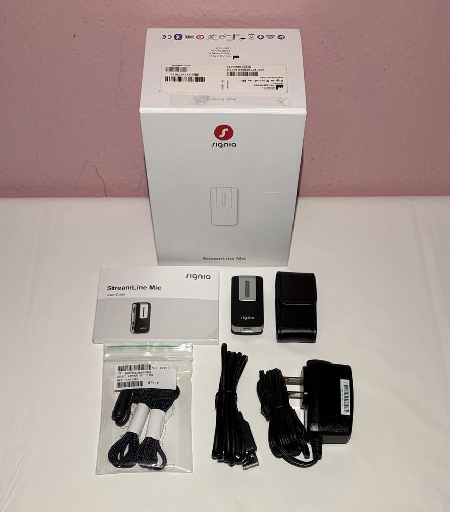 Signia StreamLine Mic AC04A Bluetooth Hearing Aid Mic