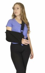NEW Universal Rotator Cuff Sling Shoulder Immobilizer, Adjustable, Waist Strap