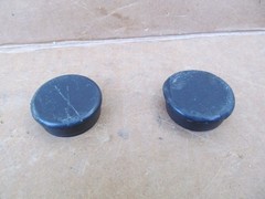 Hoveround Teknique XHD mobility scooter parts: 2 plastic covers for rear forks