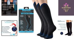 Unisex Compression Socks – Effortless Recovery with Moisture-Wicking Comfort