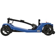 4 Wheels Foldable Mobility Scooter 20 Miles 330bs Capacity 5 MPH w/ LED Light