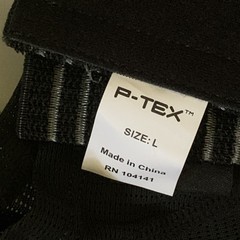 P-TEX **ANKLE SLEEVE**STABILITY WRAP** P-TEXA102**BLACK**ADULT LARGE ** NEW**