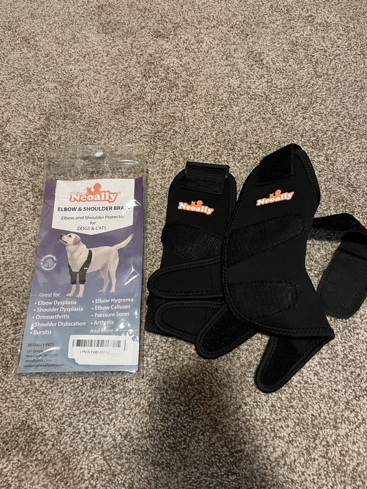 Neoally Dog Cat Elbow and Shoulder Protector Brace Right and Left -Medium