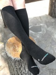 Plus Size Compression Knee High Socks – Wide Calf
