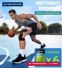 Precut Kinesiology Tape for Knees, 12 Pcs Individual Packeaged – Knee Support &