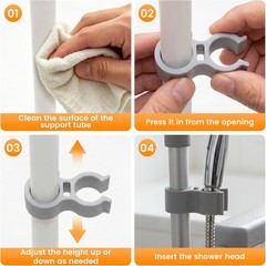 3 Pack Shower Head Holder for Shower Chair, Heavy Duty Handheld Shower Bracket