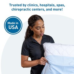 BodyMed Disposable Pillowcases (Tissue/Poly) Medical Pillow Cases – 21-Inches x