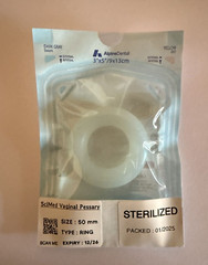 STERLIZED Pessary RING SIZE 3.75 INCH Utrine Prolapse Silicone 3 DAY DELIVERY