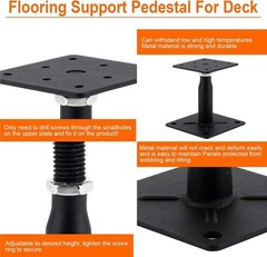 Robust Adjustable Support Jack for Decks and Floors – 4400lb Capacity