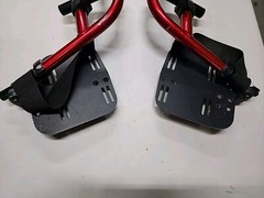 Quickie Iris Tilt-In-Space Manual Wheelchair Footrest With RECEIVERS