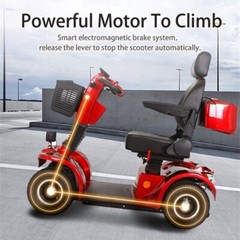 4 Wheels Mobility Scooter 500W Single-Handed Operation for deannjoli0