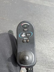 Quantum Power Wheelchair Joystick Electric Red Black small adult or youth ￼