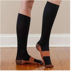 3 Pack Bamboo Compression Socks (20-30 mmHg) Moisture Wicking Support Stocking