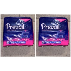 FREE SHIPPING! Women’s Prevail Daily Pads for Bladder Leaks – 40count NEW Lot 2
