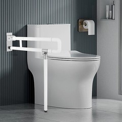 Safety Hand Rail Drop Down Fold Up Disabled Grab For Bath Bathroom Toilet Bar