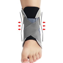 Ankle Brace Support Drop Foot Stabilizer Pain Relief Guard Compression Sprain US