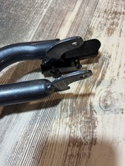 BLUE WHEELCHAIR FEET FOOTREST ADJUSTABLE