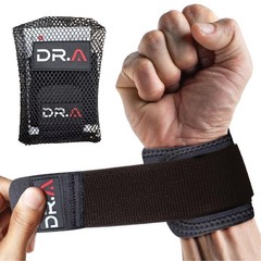 Adjustable Black Wrist Support Brace with Exercise Tips for Enhanced Strength