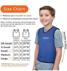Special Supplies Weighted Sensory Compression Vest Calming & Supportive XX-Small
