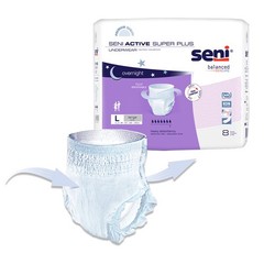 Seni Disposable Underwear Large Heavy 8 Ct