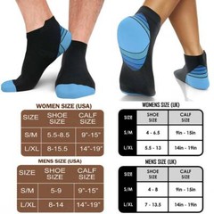 Plantar Fasciitis Socks Ankle Compression Brace Arch Support Joint Heel Running@