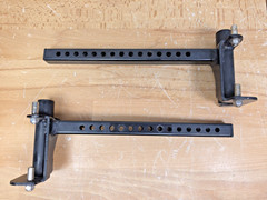 Hoveround MPV5 Power Wheelchair Elevated Leg Foot Rest Frame Hangers Pair