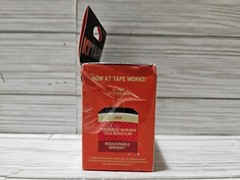 KT Tape Kinesiology Duo Pack 10 Cotton & 10 Pro Pre-cut 10″ Strips Jet Black
