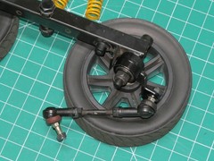 OEM Drive Medical Spitfire DST Front Tires/Wheels w/Steering Parts