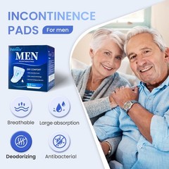 Deodorizing Incontinence Pads for Men,Professional Urine Shields Daytime&Over…