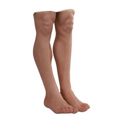 Silicone Prosthetic Leg Cover Foot Sleeve Realistic Lifelike Skin