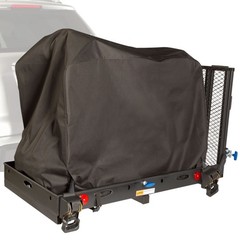 Silver Spring Hitch Mobility Carrier 500 lb Travel +Powerchair Cover SC500-DK-W