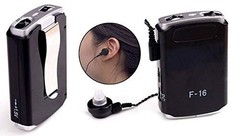 4 X Axon Hearing aids F-16 hearing aid sound amplifair Pocket model Free Ship
