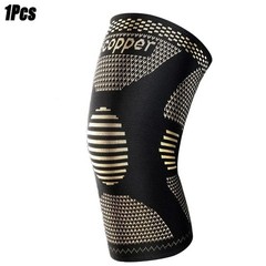 2x Copper Knee Sleeves Silver Compression Brace Support Sport Joint Injury Pain