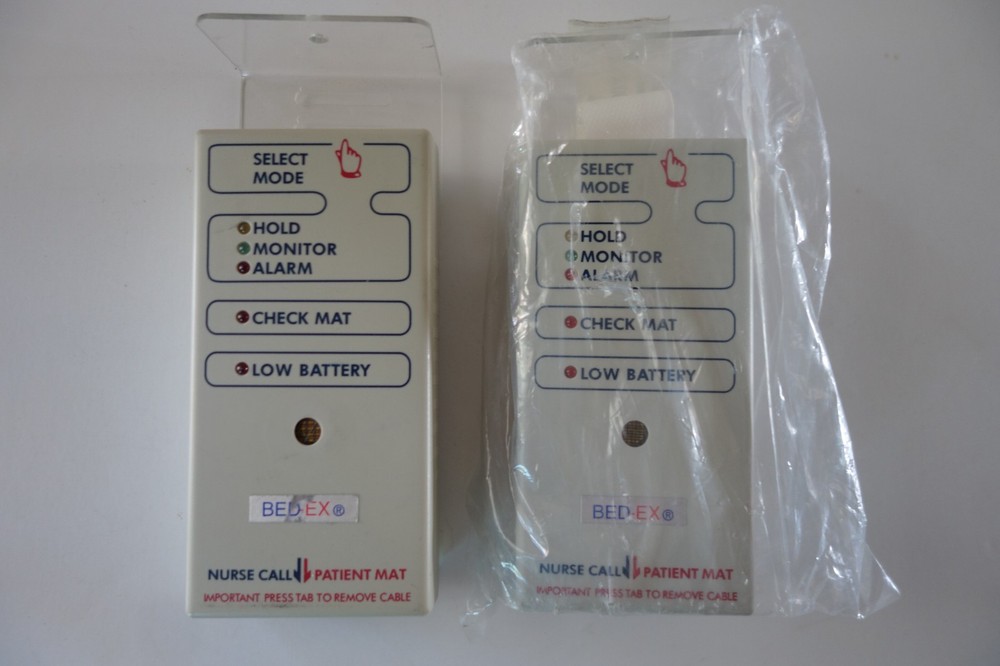 2 x Bed-Ex Fall Reduction System Control Unit MDT8000 For Nurse Call Patient mat