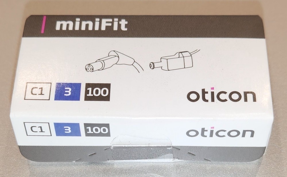 Oticon miniFit, More, Real, Zircon, OPN, Receiver (3-L- 100db) NEW / USA seller
