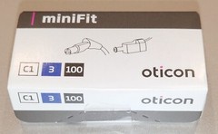 Oticon miniFit, More, Real, Zircon, OPN, Receiver (3-L- 100db) NEW / USA seller