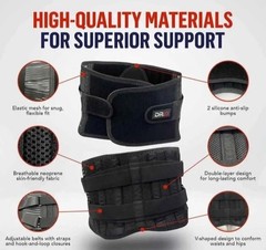 Dr Arthritis Back Brace Hernia Support Belt Lower Lumbar Men & Women Size MEDIUM