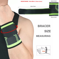 Wrist Brace Sports Band Wrap Adjustable Support Gym Strap Carpal Tunnel Bandage