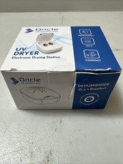 NEW DAMAGED BOX Oricle Hearing Aid UV Dryer Electronic Drying Station Disinfect